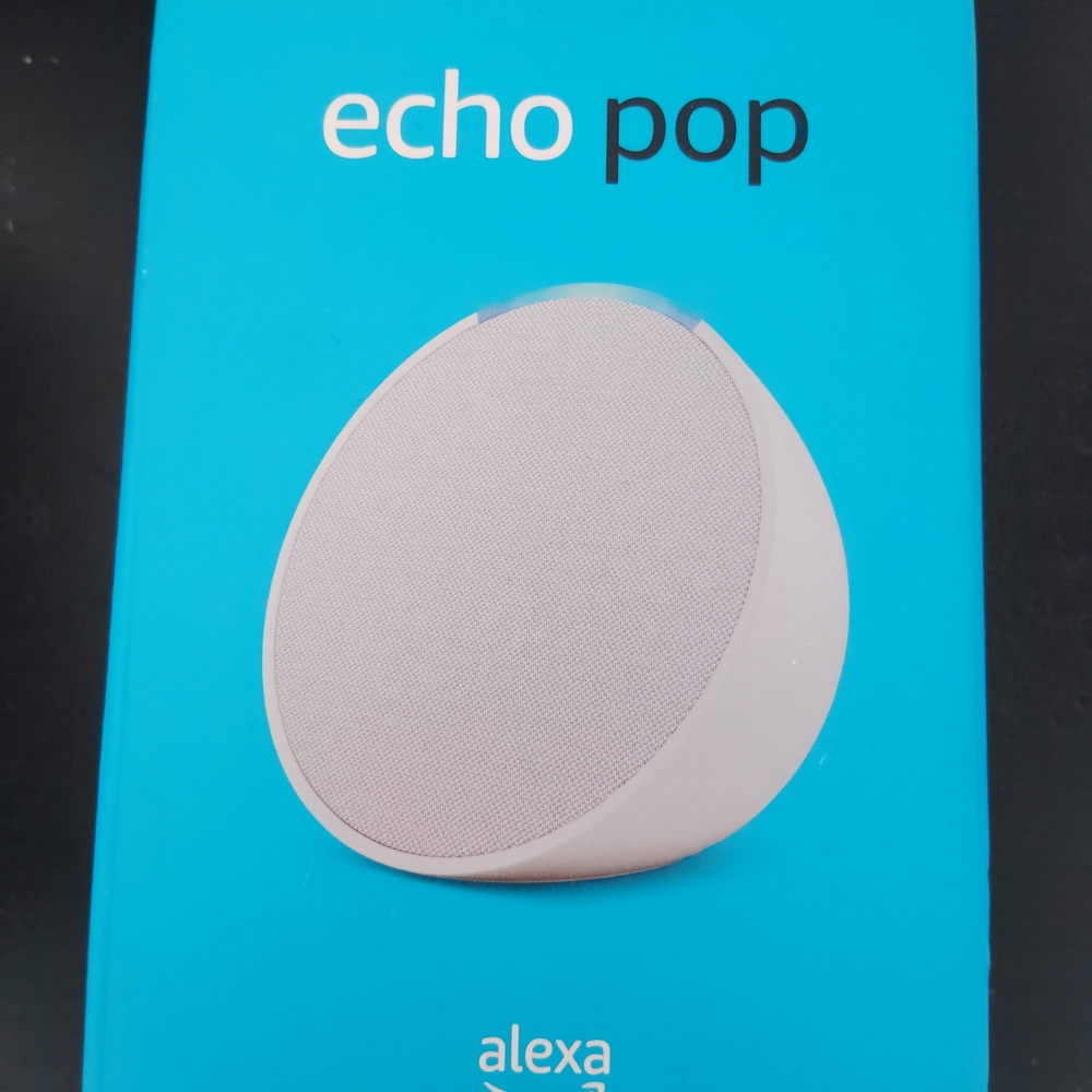 Echo Pop Smart Speaker in White